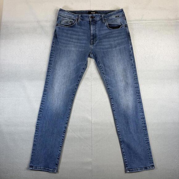 Mavi Other - Mavi Jake Jeans Mens 36x32 Blue Medium Wash Slim Leg Tapered Stretch Denim